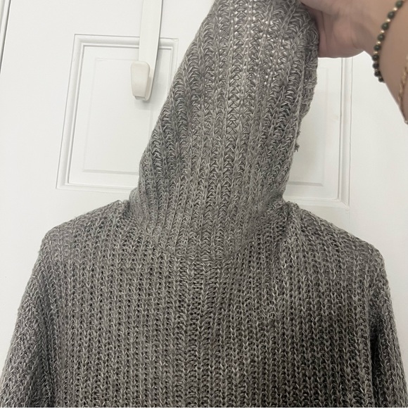 PRETTY LITTLE THING turtleneck sweater high neck long sleeve roll knit grey gray - Picture 7 of 11